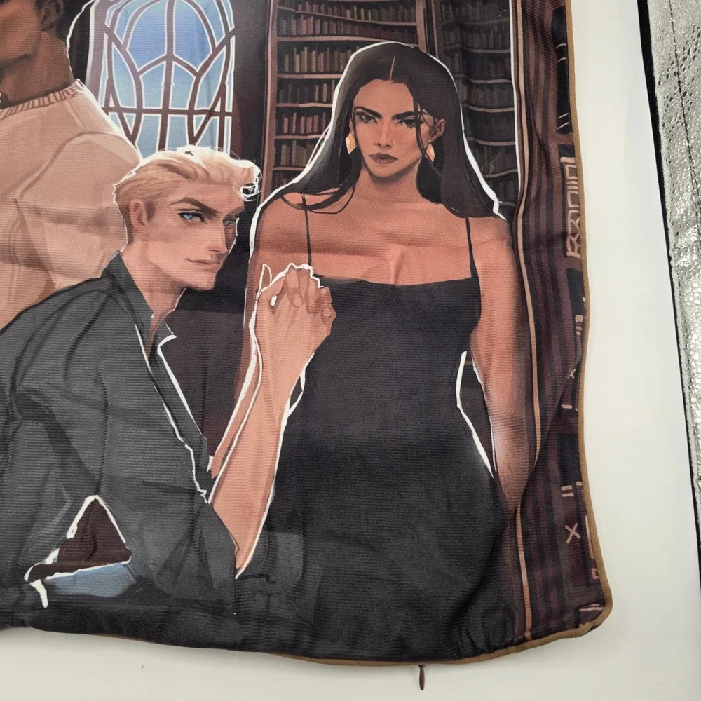 FairyLoot The Atlas Six Cushion Cover Olivie Blake Character Art Dark Academia